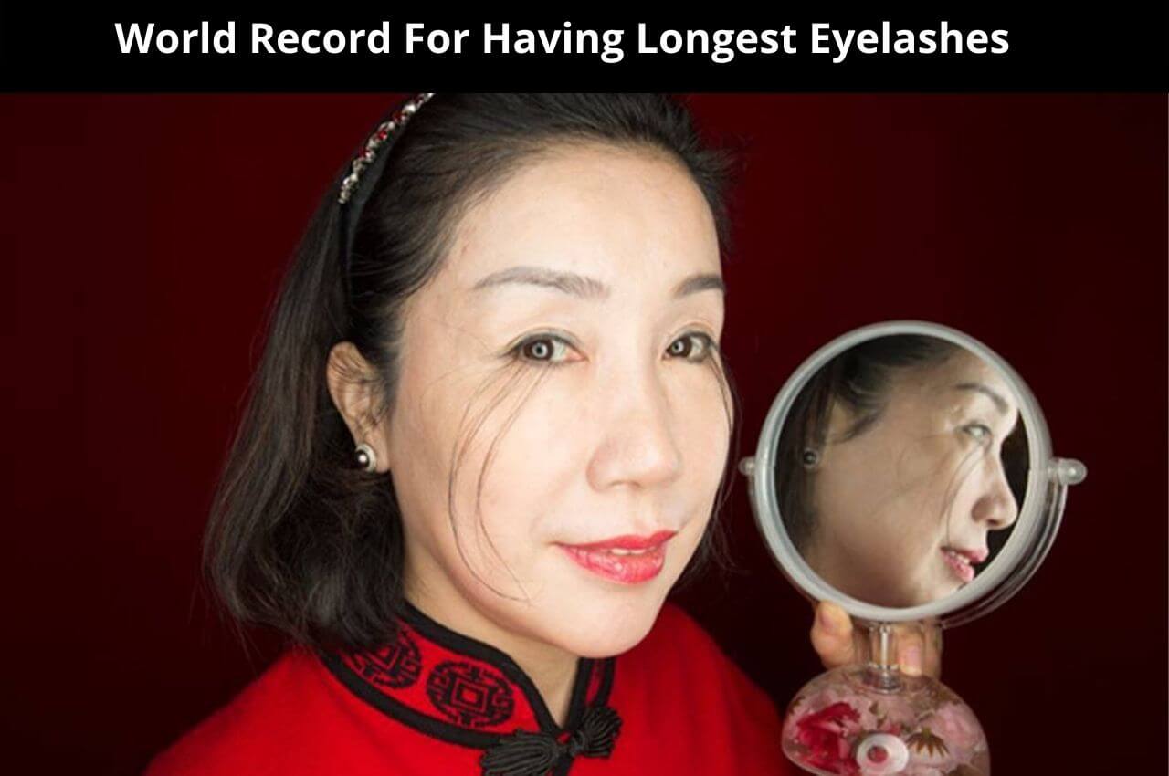World Record For Having Longest Eyelashes