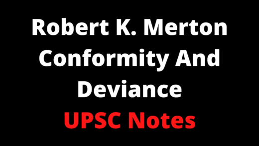 Robert K. Merton Conformity And Deviance