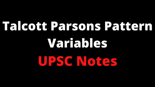 Talcott Parsons Pattern Variables